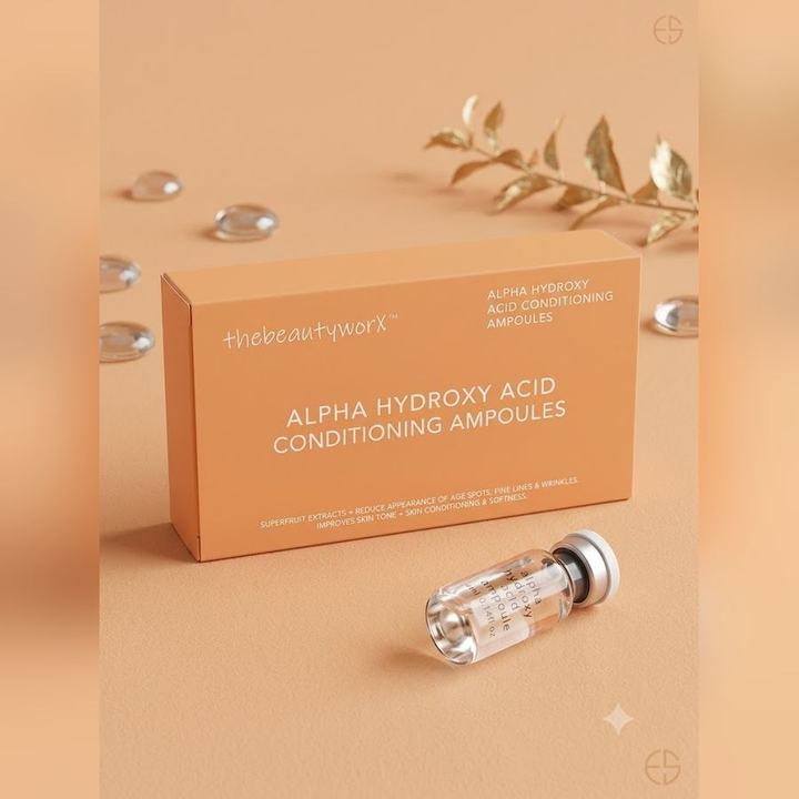 The Beauty Worx AHA Conditioning Ampoules