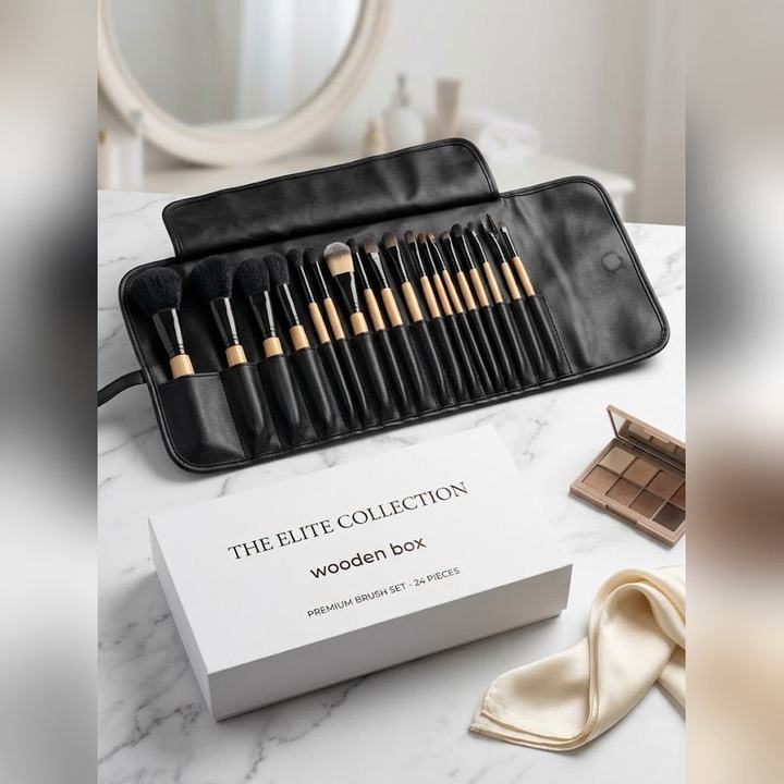 Makeup Brushes Elite 24-Piece Brush Set