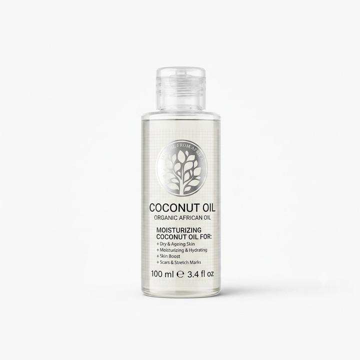 Organic African Oil Moisturising Coconut Oil 100ml