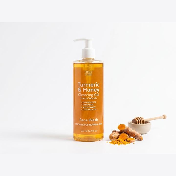 Truly Pure Turmeric & Honey Cleansing Gel 500ml